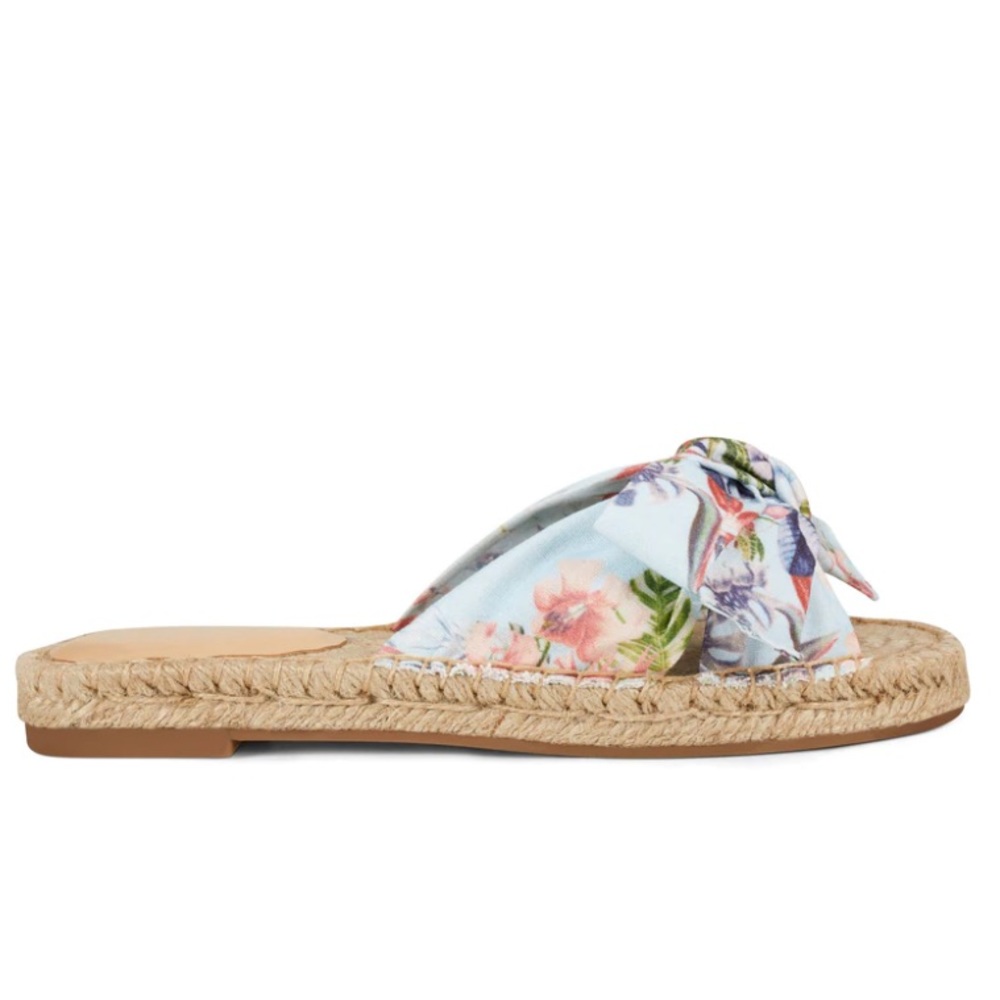 Nine West Blanche Espadrille Slide Sandals